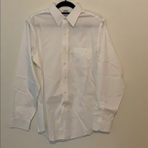 White No-Iron Button Down